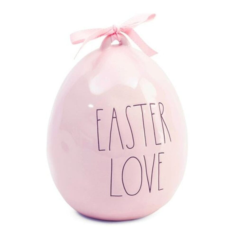 NWT Rae Dunn Decor 9.5in Ceramic Easter Love Egg